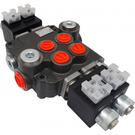 ROZDZIELACZ HYDRAULICZNY 2 SEK 80L ELEKTRYCZNY 12V